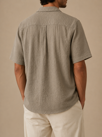 Cove Crinkle Camp-Collar Shirt