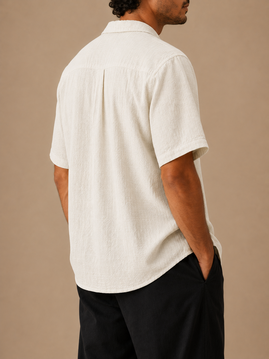 Cove Crinkle Camp-Collar Shirt