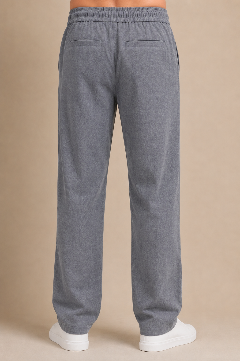 Line Relaxed Drawstring Trousers – Graphite Grey