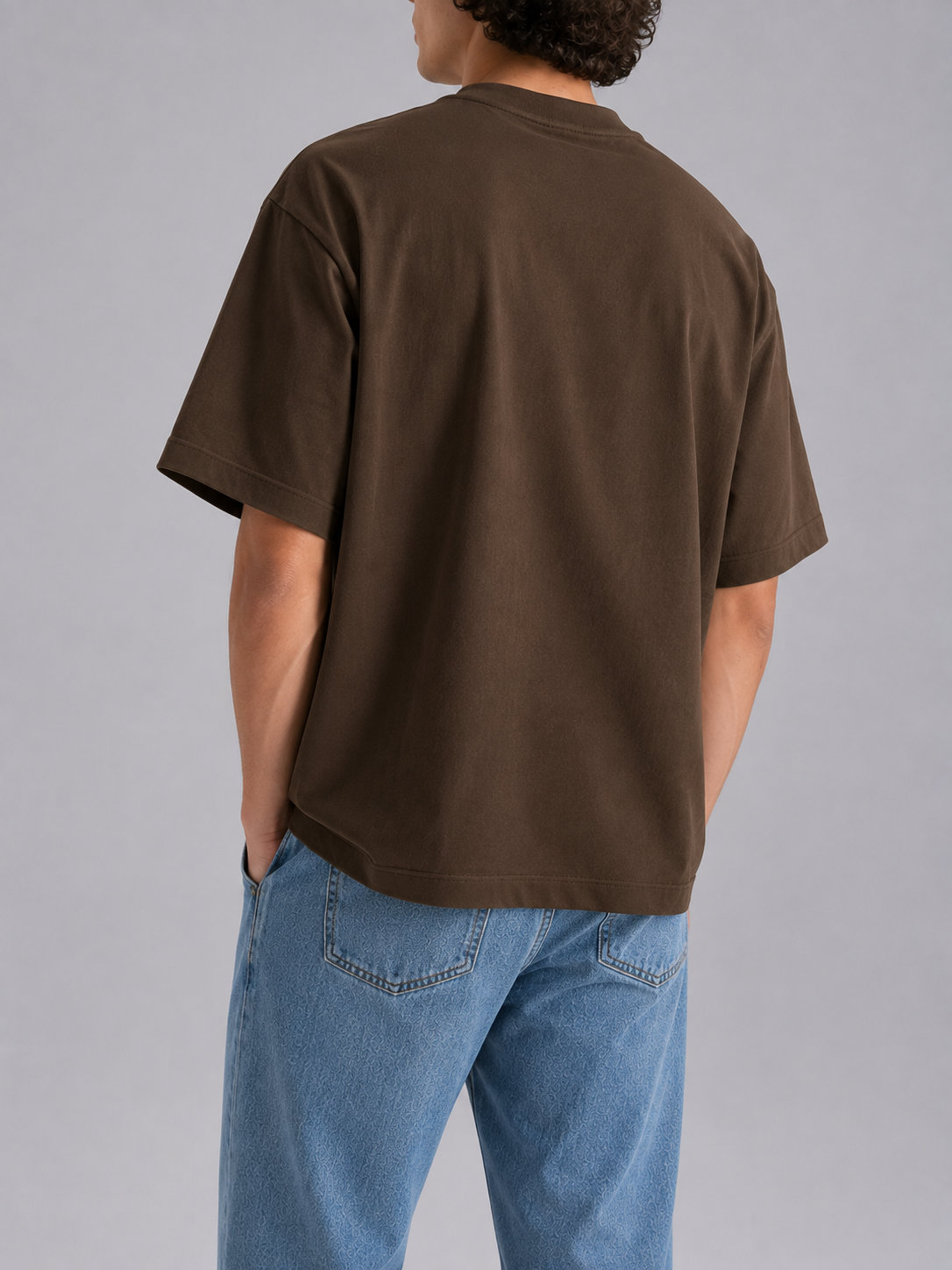 Standard Oversized T-Shirt - Brown