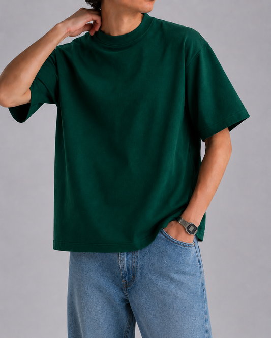 Standard Oversized T-Shirt - Green
