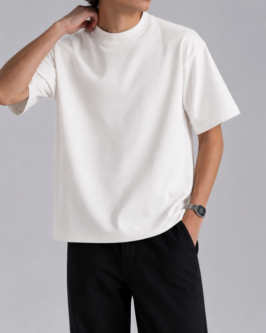 Standard Oversized T-Shirt - Soft White