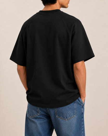 Standard Raglan T-Shirt - Black