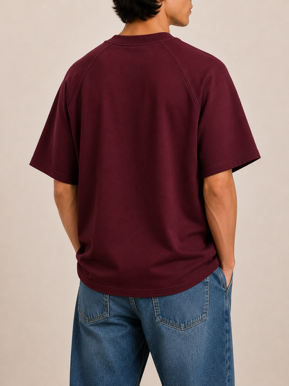 Standard Raglan T-Shirt - Burgundy