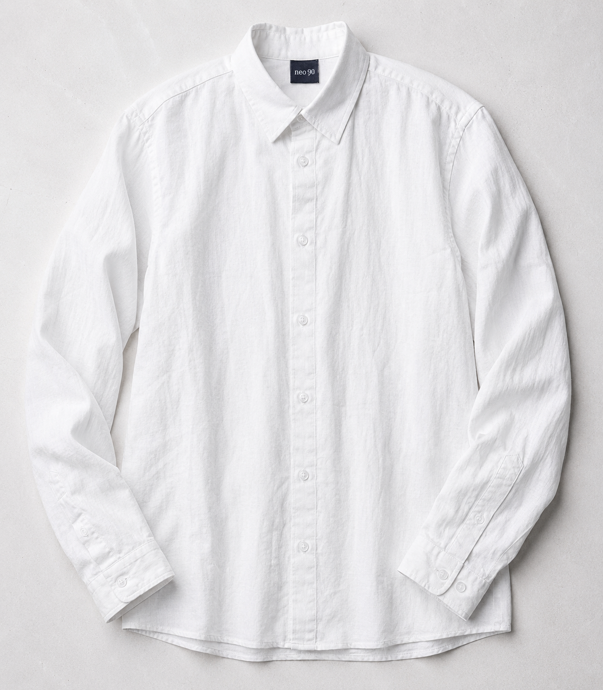 Relaxed Linen Shirt - White