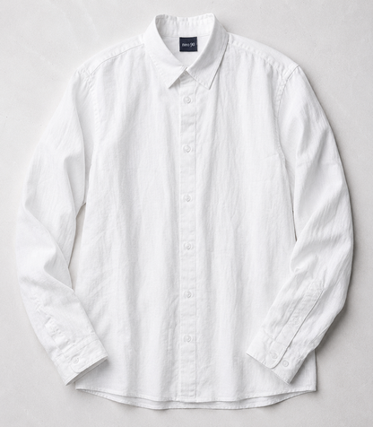 Relaxed Linen Shirt - White