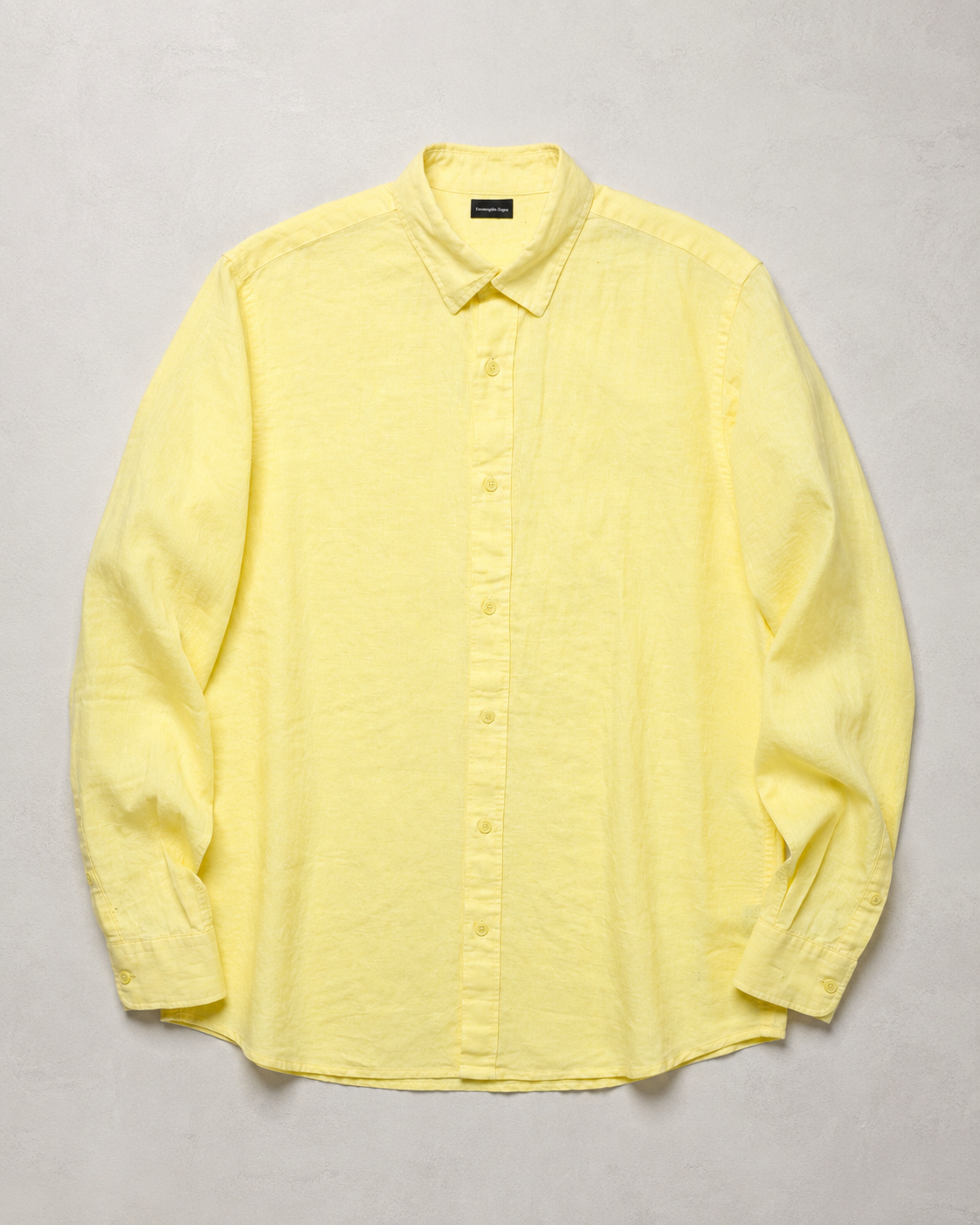 Relaxed Linen Shirt - Butter Yellow