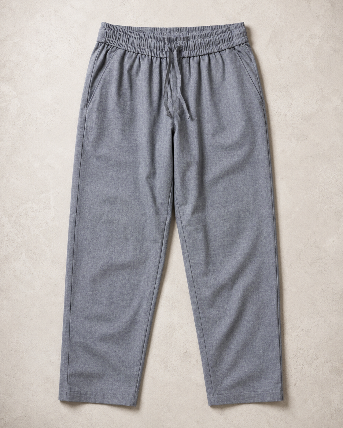 Line Relaxed Drawstring Trousers – Graphite Grey