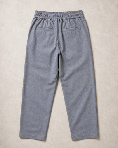 Line Relaxed Drawstring Trousers – Graphite Grey