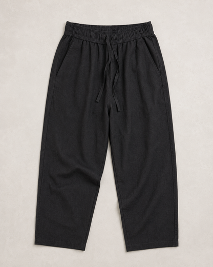Line Relaxed Drawstring Trousers – Graphite Grey