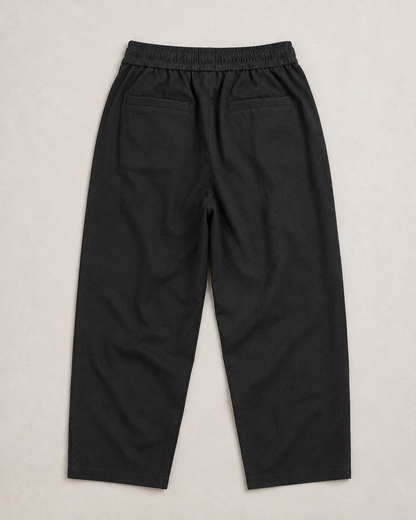 Line Relaxed Drawstring Trousers – Graphite Grey