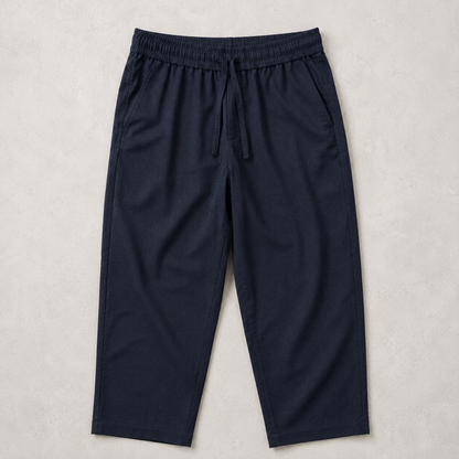 Line Relaxed Drawstring Trousers – Graphite Grey