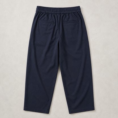 Line Relaxed Drawstring Trousers – Graphite Grey