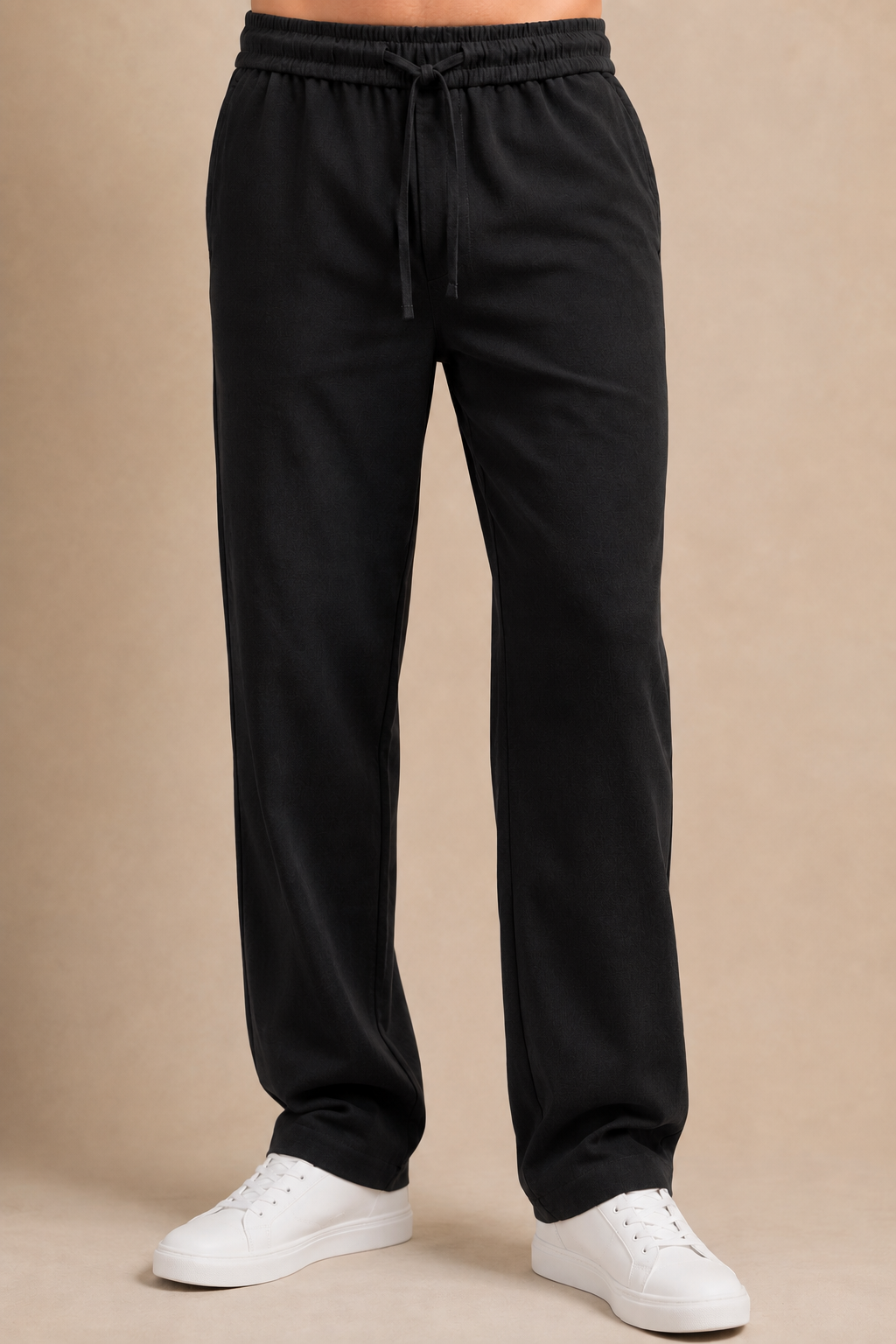 Line Relaxed Drawstring Trousers – Graphite Grey