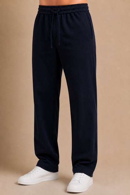 Line Relaxed Drawstring Trousers – Graphite Grey