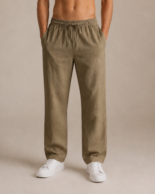Standard Relaxed Trouser - Muted Olive