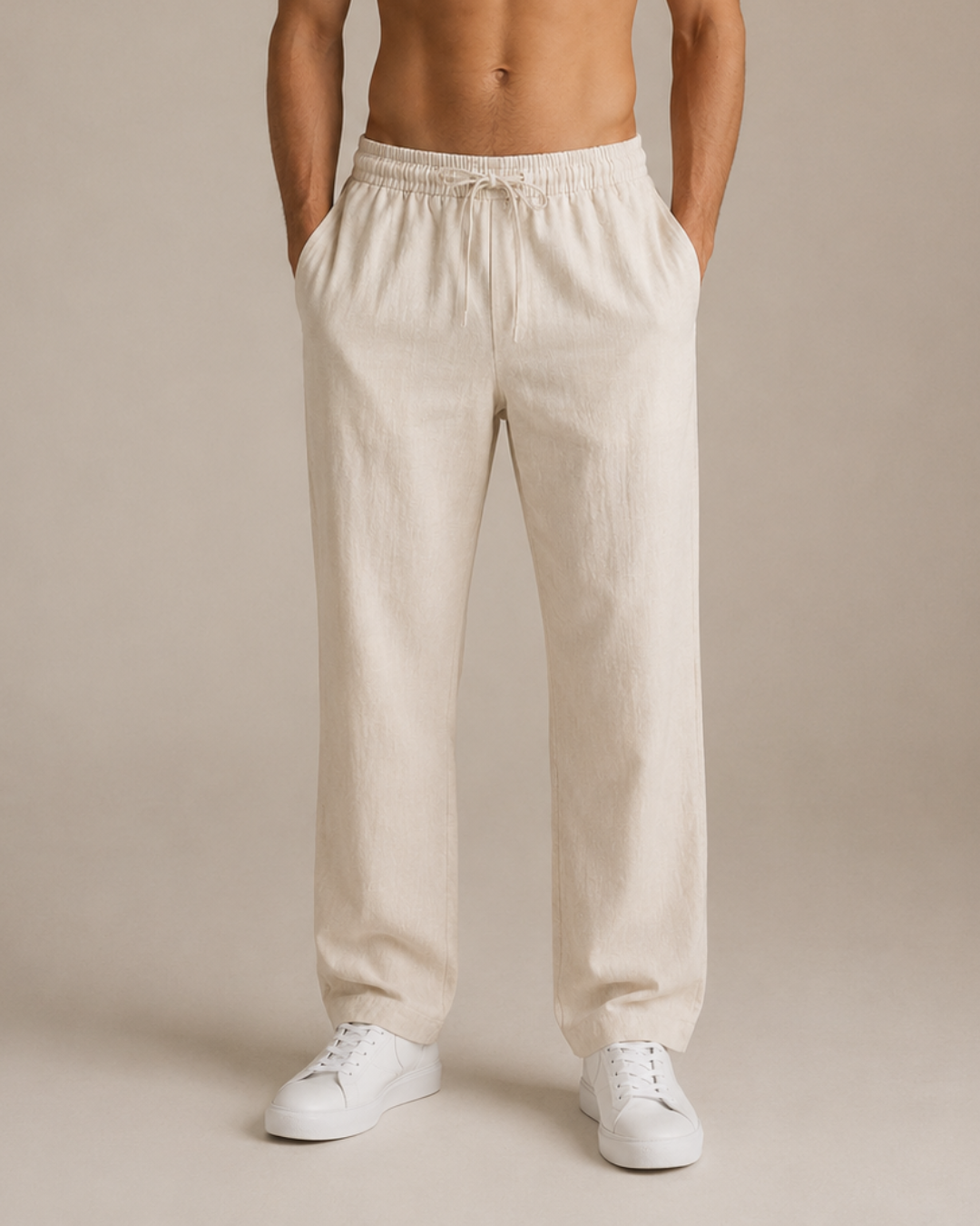 Standard Relaxed Trouser - Soft Ivory