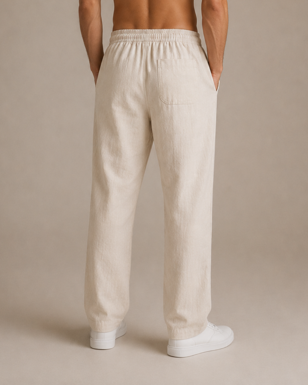 Standard Relaxed Trouser - Soft Ivory